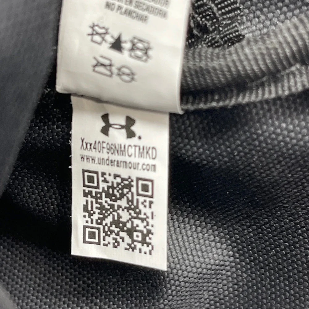 Under Armour 1364192-001 Black Loudon Crossbody Bag UA Storm Branded Logo Strap